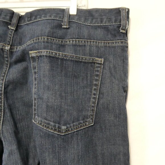 OLD NAVY - Loose | size 42 x 30 | Dark Wash Straight Leg Jeans - Picture 12 of 16